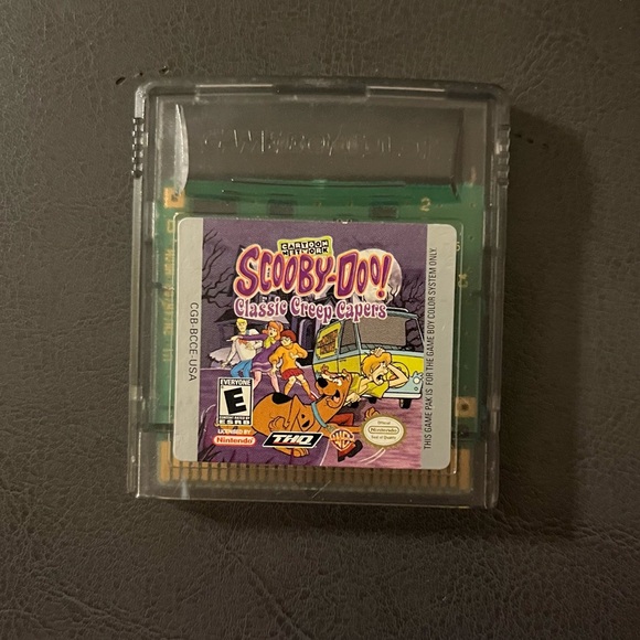 Game Boy Color Game Scooby Doo Classic Creepy Capers
